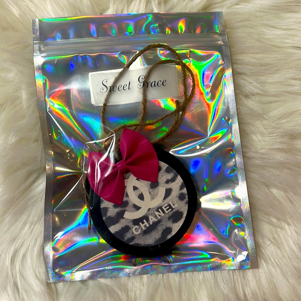 Chanel printed car Freshie